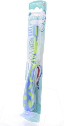 Aquafresh Flex Junior Παιδική Οδοντόβουρτσα για 6+ Χρονών Μαύρη
