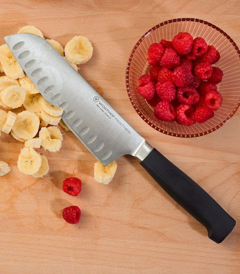 Wusthof Partner Μαχαίρι Santoku από Ανοξείδωτο Ατσάλι 17cm