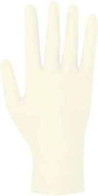 Meditrade Latex Gloves Powdered in White Color 100 Pieces
