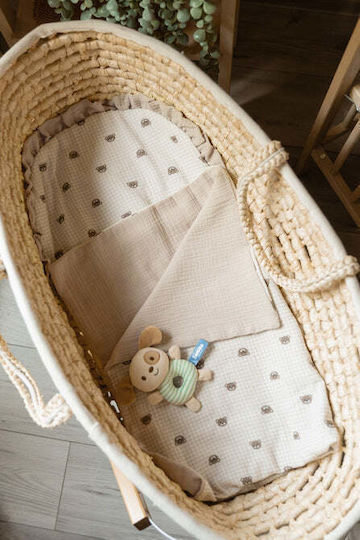 Sensillo Stroller Bedding Set Stroller Beige