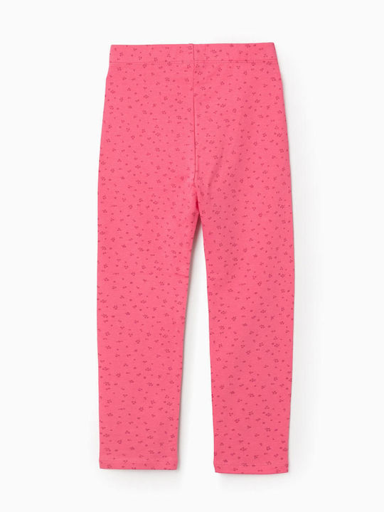 Kids Leggings Set Long Pink