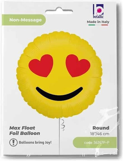 Μπαλόνι Αγίου Βαλεντίνου Emoji Καρδούλες 45εκ.
