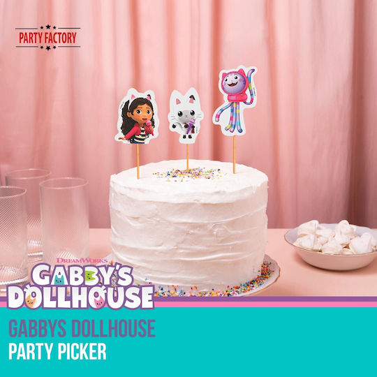 Gabby's Dollhouse Sweets Decoration for Party 12 Pieces