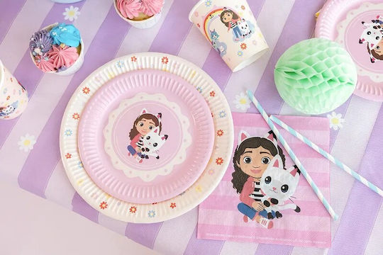 Gabby's Dollhouse Gabby's Dollhouse Dessert Plates 6 Pieces