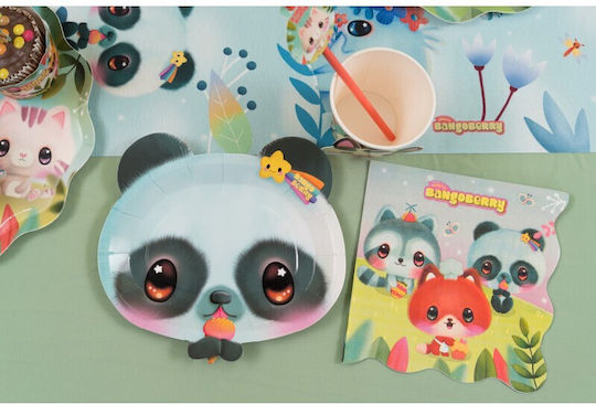 Panda Bangoberry Party Plate 8 Pieces