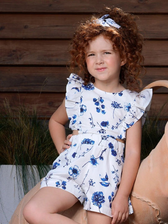 Kinderstoff-Overall-Shorts/Bermudas Mehrfarbig