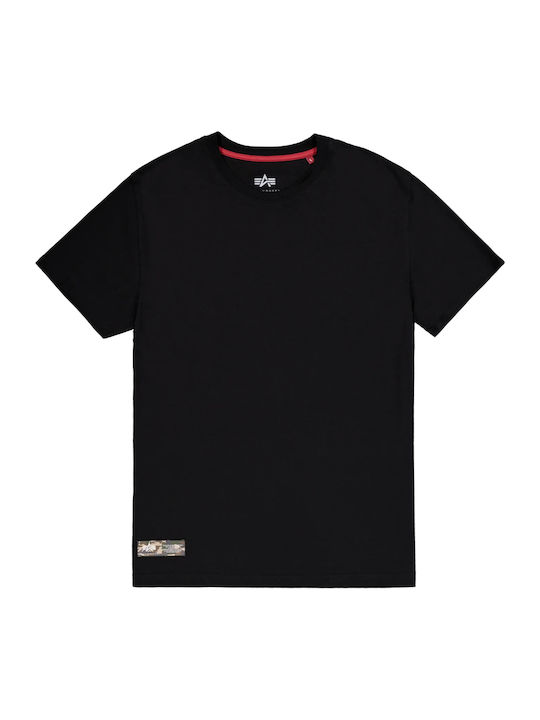 Label Backprint T-shirt Black