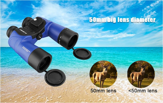 Compass Waterproof Binoculars 7x50mm Porro 970gr