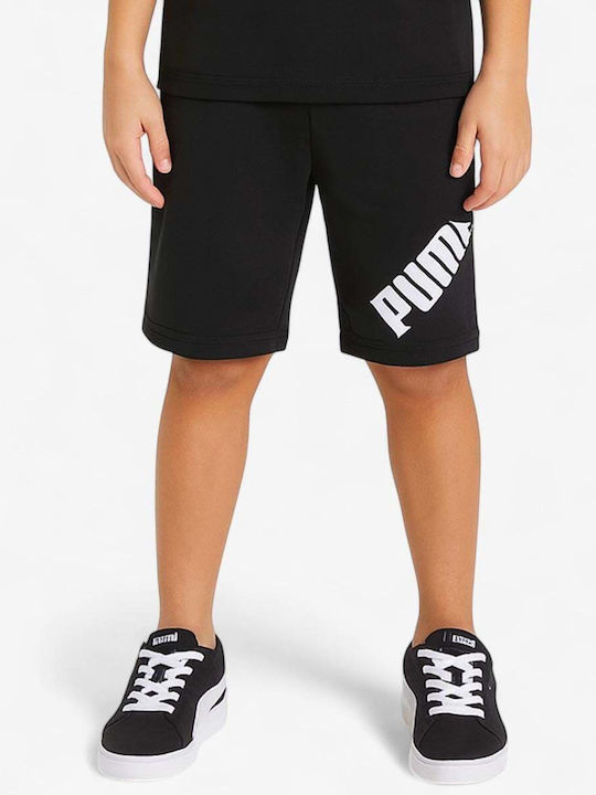 Sportliche Kinder-Shorts/Bermudas Power Graphic Schwarz