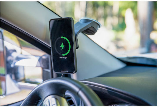 SP Connect Car Mobile Mount with Magnet and Wireless Charging Black