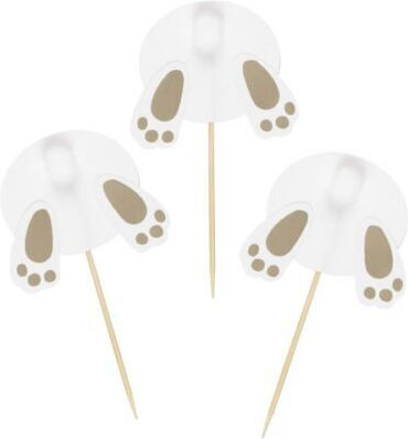 Bunny Tail Toothpicks 6 Pcs