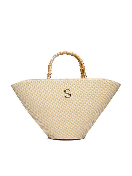 Irida Stoff Damenhandtasche Beiges
