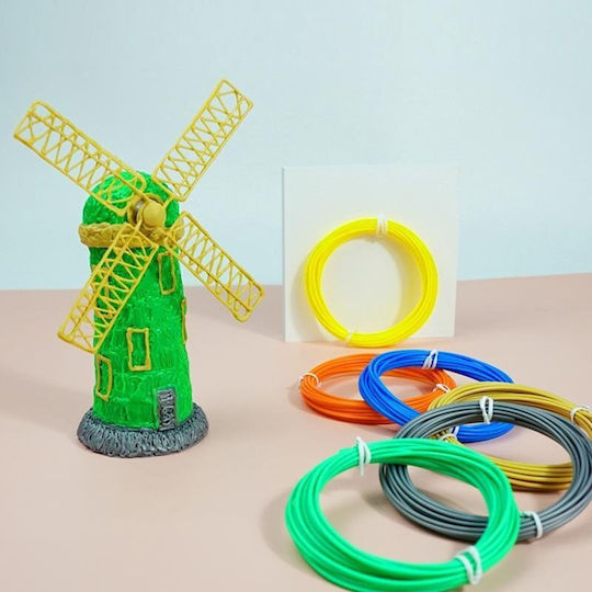 PLA 3D Drucker Filament 3.0mm Mehrfarbig 1 Stück (Nachfüllen)