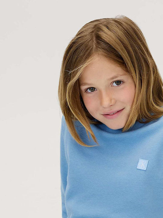 Kinder-Sweatshirt Blue Monogram