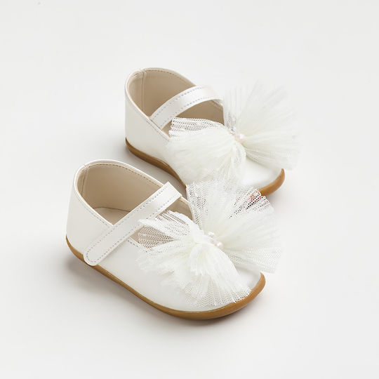 Ever Kid Ecru Baptism Pumps