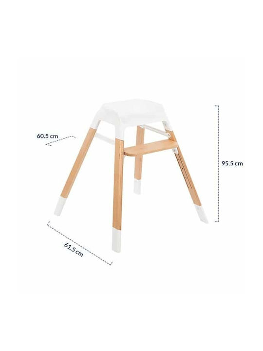 Kikka Boo Modo Baby Highchair 2 in 1 with Adjustable Height Gray
