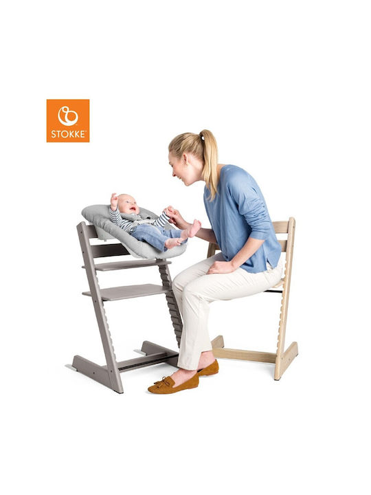 Stokke Tripp Trapp Baby Highchair With Adjustable Height Heather Mauve