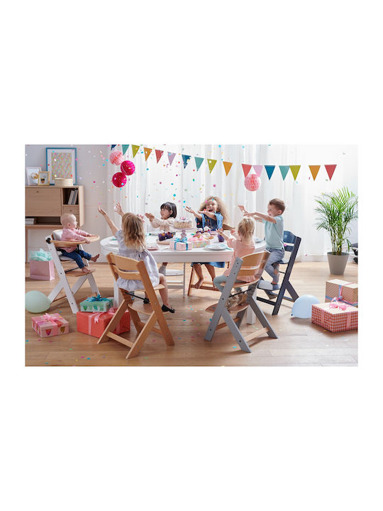 Kinderkraft Enock Столче За Хранене 2 В 1 С Регулируема Височина Natural