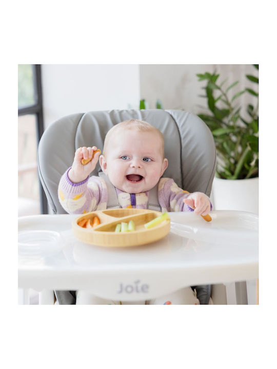 Joie Mimzy Recline Αναδιπλούμενο Καρεκλάκι Φαγητού 2 in 1 με Ρυθμιζόμενο Ύψος Hazelnut