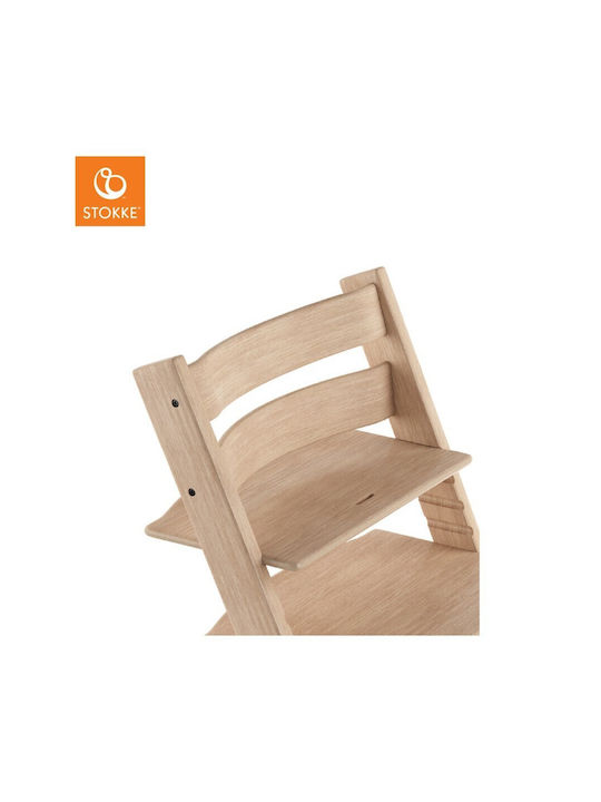Stokke Tripp Trapp Καρεκλάκι Φαγητού με Ρυθμιζόμενο Ύψος Oak Natural