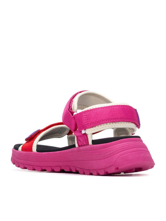 Women's Flat Sandals Fuchsia