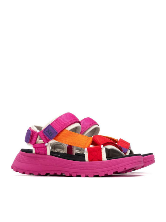 Women's Flat Sandals Fuchsia
