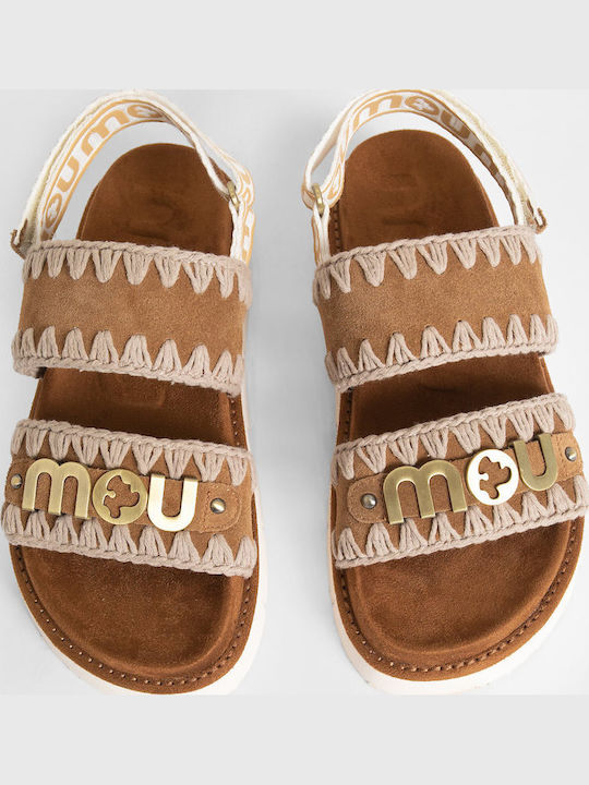 Bio Women's Flat Sandals Tabac Brown