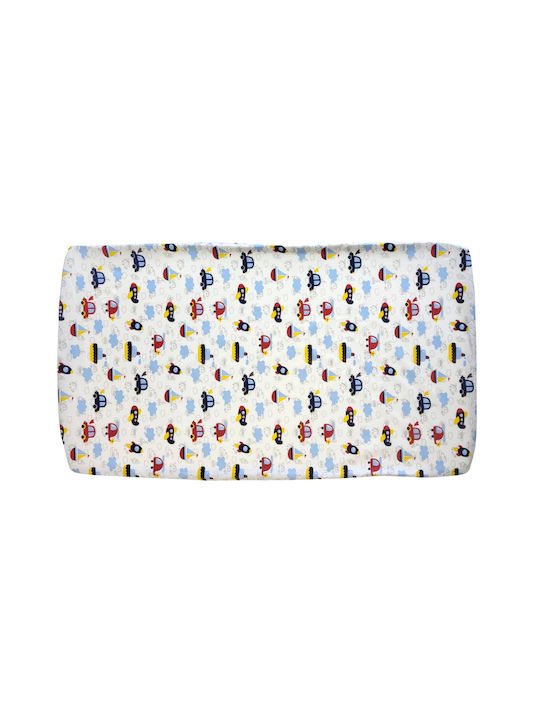 Cearșaf pentru bebeluși Pentru Patut Bumbac Alb 120x60buc