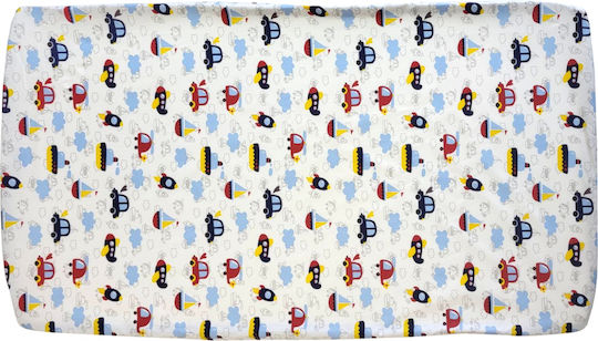 Бебешки Чаршаф За Количка Памук Бял 120x60бр