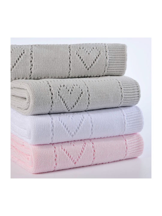 Down Town Home Blanket Nursery Swaddling Blankets 450 Knitted Gray 75x105cm