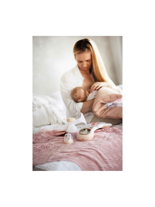 Bocioland Pătură Pepinieră Swaddling pături Bambus Bej Miętowy 80x100cm