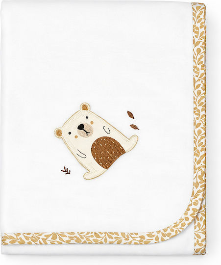 Baby Star Flanell-Wickeltuch 85x85cm.