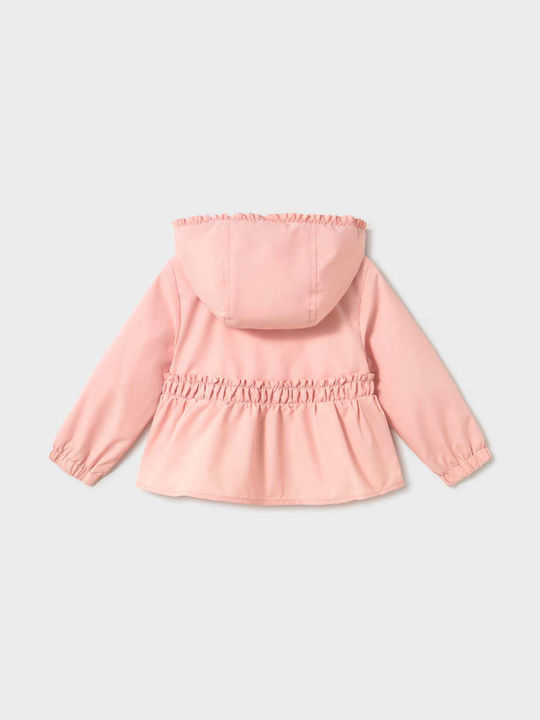 Kinderjacken & Winterjacken Lässig Kapuzen-Rosa