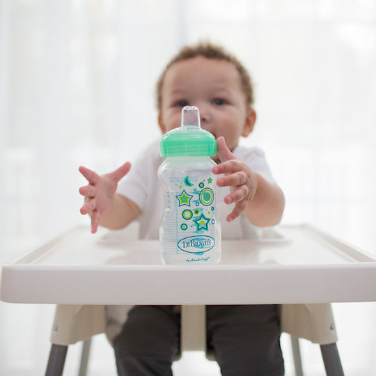 Dr. Brown's Kunststoff Babyflasche Gegen Koliken mit Silikon Saugflasche Für 6+ Monate 270ml