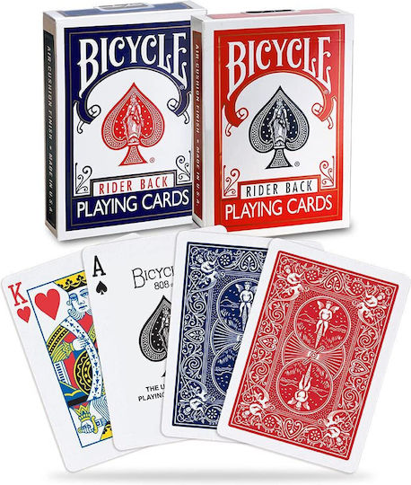 Bicycle Rider Back Standard Index 2-pack Red & Blue