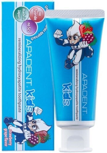 Sangi Apadent Children's Toothpaste for 3+ Years with Strawberry Flavor Fluoride-Free 60g
