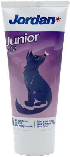 Jordan Junior Children's Toothpaste for 6+ Years with Mint Flavor 50ml