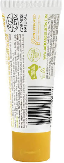 Jack n' Jill Baby Toothpaste for 6m+ with Banana Flavor Fluoride-Free 50gr