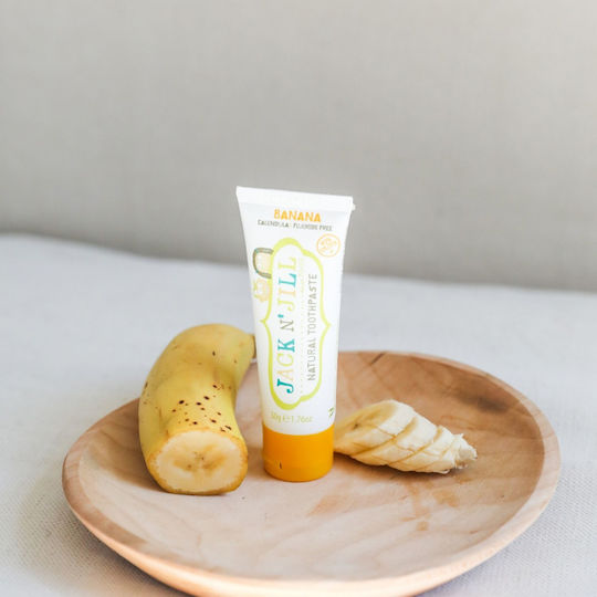 Jack n' Jill Baby Toothpaste for 6m+ with Banana Flavor Fluoride-Free 50gr