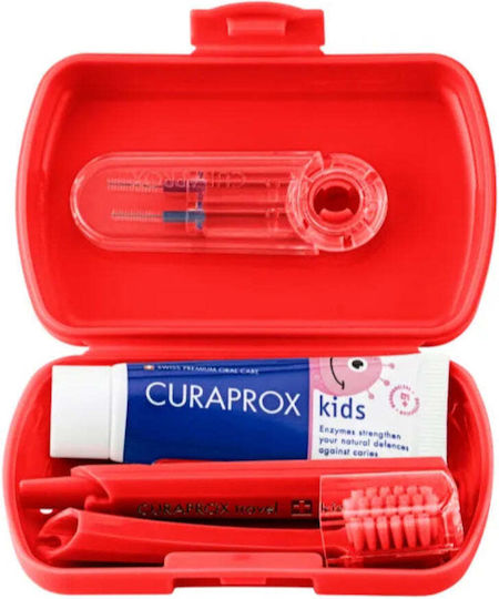 Curaprox Children's Toothpaste Set with Toothbrush for 6+ Years 5 Pieces