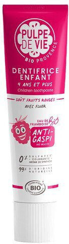Pulpe De Vie Kinderzahnpasta für 4+ Jahre mit Geschmack Rote Maulbeere 75ml