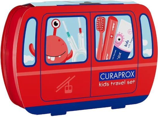 Curaprox Children's Toothpaste Set with Toothbrush for 6+ Years 5 Pieces