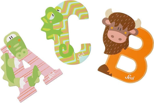 Giochi Preziosi Γράμμα Educational Game Letters & Numbers made of Wood