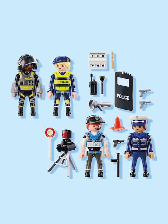 Action Heroes Σετ Φιγούρες Αστυνομίας Για 4-10 Ετών Playmobil