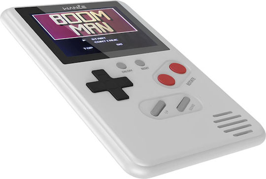 Techkidz 500-Spiel Konsole Emulator Schlankes Modell Weiß