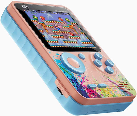 Techkidz 500-Spiel Konsole Emulator Multiplayer Controller Streetart Modell Pink