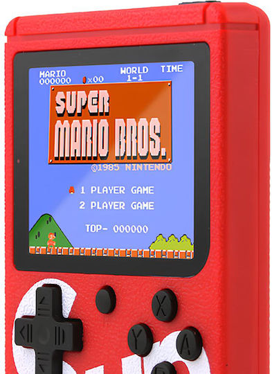 Techkidz 400-game Console Emulator Multiplayer Controller Sup Model Red