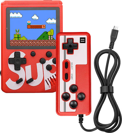 Techkidz 400-game Console Emulator Multiplayer Controller Sup Model Red