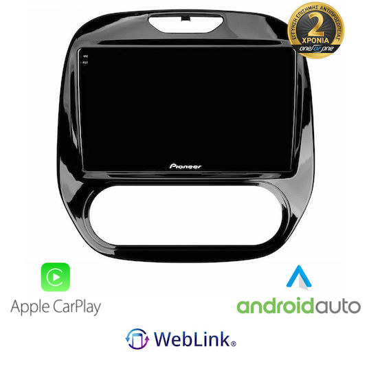 Pioneer Автомобилна Аудио Система за Renault 9 / Captur 2015 2020 с A/C (Bluetooth/USB/Вграден Wi-Fi/GPS/Apple CarPlay/Android Auto)