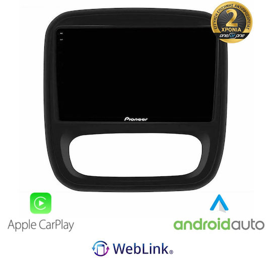 Pioneer Автомобилна Аудио Система За Opel Vivaro Renault 9 / Trafic 2001-2014 Bluetooth USB WiFi GPS Apple CarPlay Android Auto